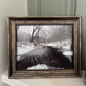 Elegant Brown Framed Wall Art